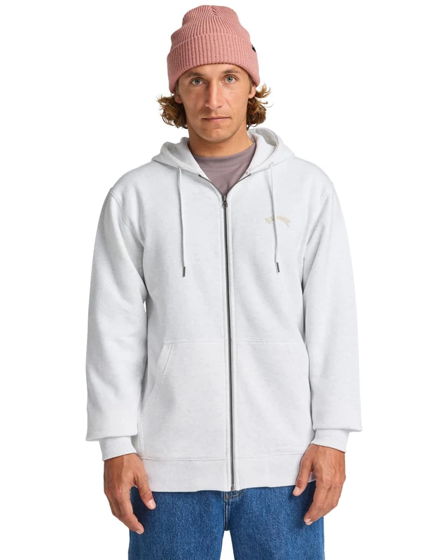 Billabong Zip Hoodie ARCH ZH Mens White