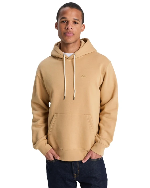 Quiksilver Mens Salt Water Hoodie Pullover Sweater, Khaki, XXL EU