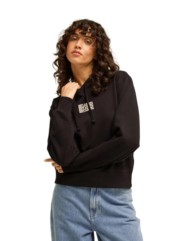 Billabong Fleece sweater FAMILY HOODIE Womens Black - Image 1