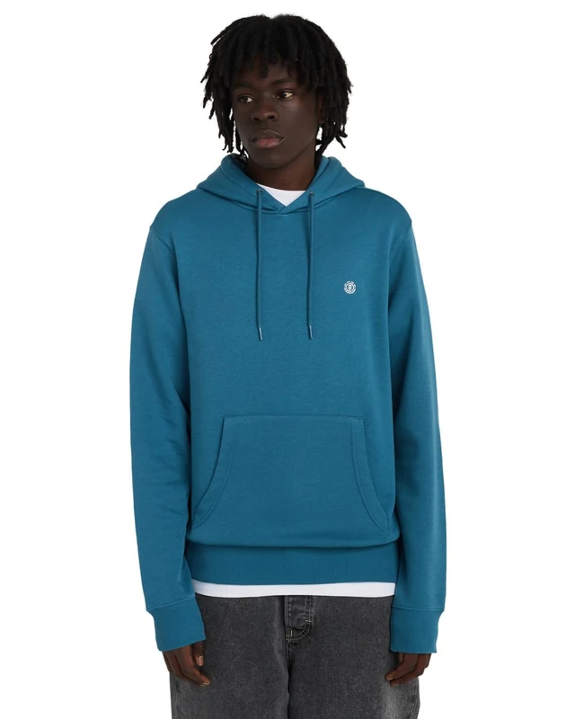 Element Icon Embroidery - Hoodie - Men - Blue. - Image 1