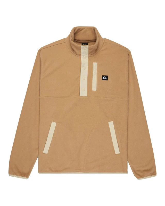 Quiksilver Mens No Destination Hs Sweater, Khaki, L EU