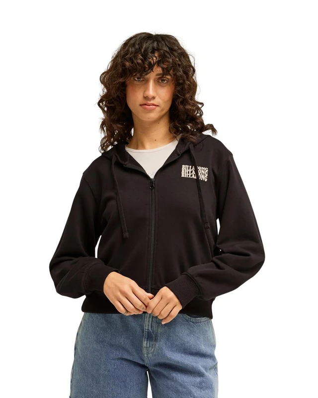 Billabong Fleece sweater ZIP FAMILY HOODIE Womens Black