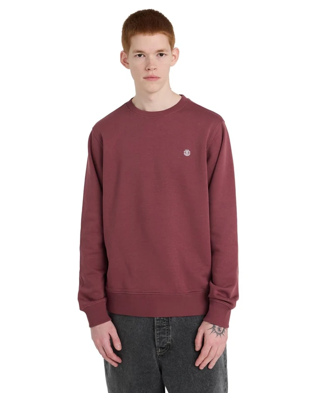 Element Sweatshirt ICON EMBROIDERY CR Mens Purple