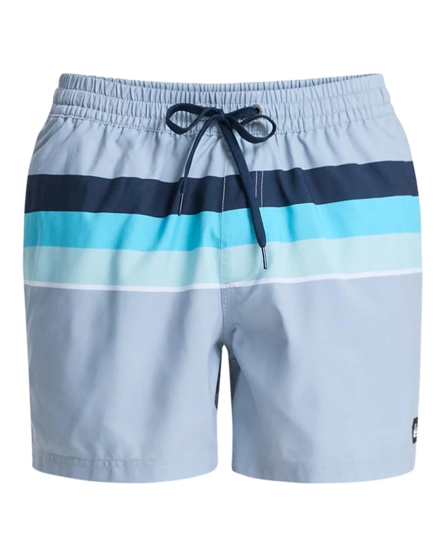 Quiksilver Men's Everyday Printed Volley 15 Board Shorts, Quarry Outside Stripe, M
