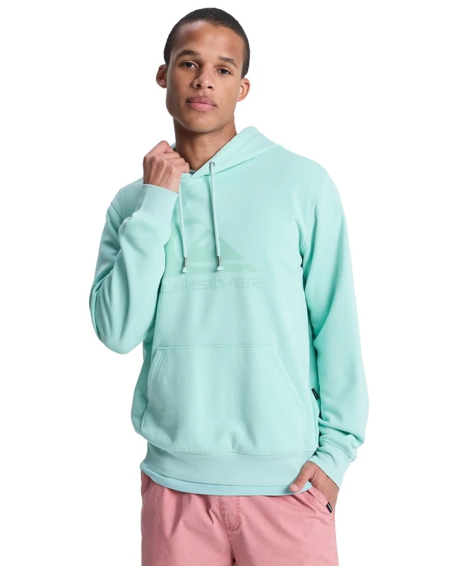 Quiksilver Hoodie COMP LOGO HOODIE Mens Blue