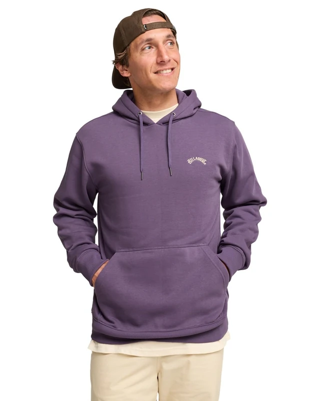 Billabong Mens Arch Po Pullover Sweater, Dusty Grape, L EU