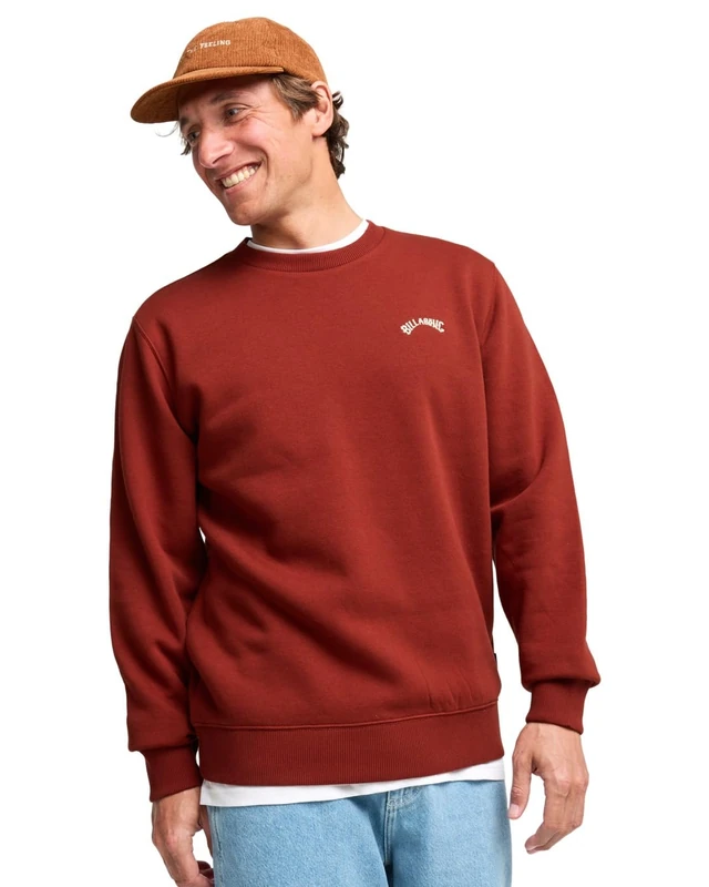 Billabong Crew Sweatshirt ARCH CR Mens Red