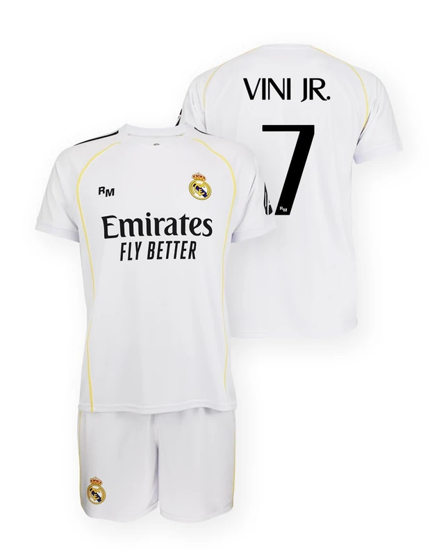 Real Madrid Children's Home Kit 25-26 - Official Replica Vinicius