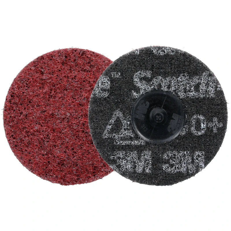 Scotch-Brite Roloc Precision Heavy Duty Surface Conditioning Disc, HD-DR, Medium 150+, TR, 76 mm