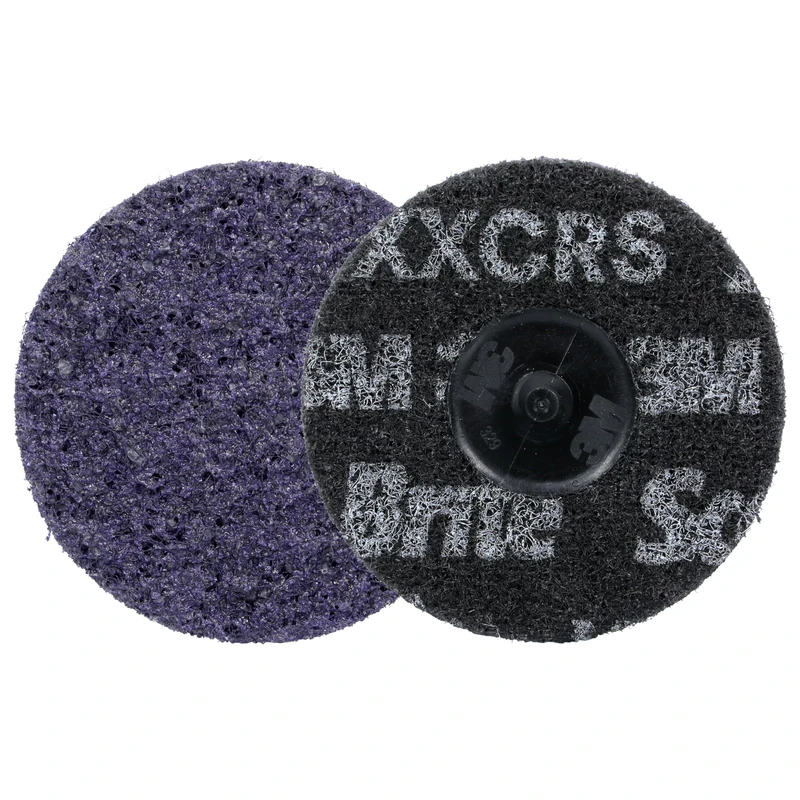 Scotch-Brite Roloc Precision Heavy Duty Surface Conditioning Disc, HD-DR, X-Extra Coarse 60+, TR, 76 mm