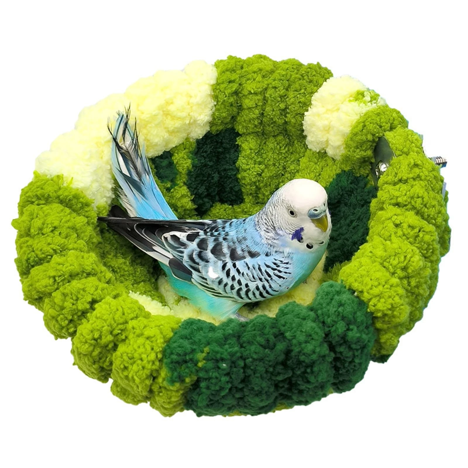 Bird Nest, Small Parrot Breeding Bed for Cage,Plush Hanging Bird Bed for Parakeet,Breeding House for Conure,Budgie,Cockatiel,Lovebird,Canary,Finch,Hamster,Small Pets,Warm Nest