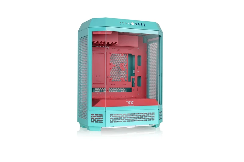 Thermaltake The Tower 600 Mid Tower Chassis | Hidden Connector | Mint Strawberry