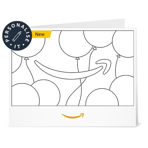Amazon Gift Card - Print at Home - Bright Balloons (Personalize It)