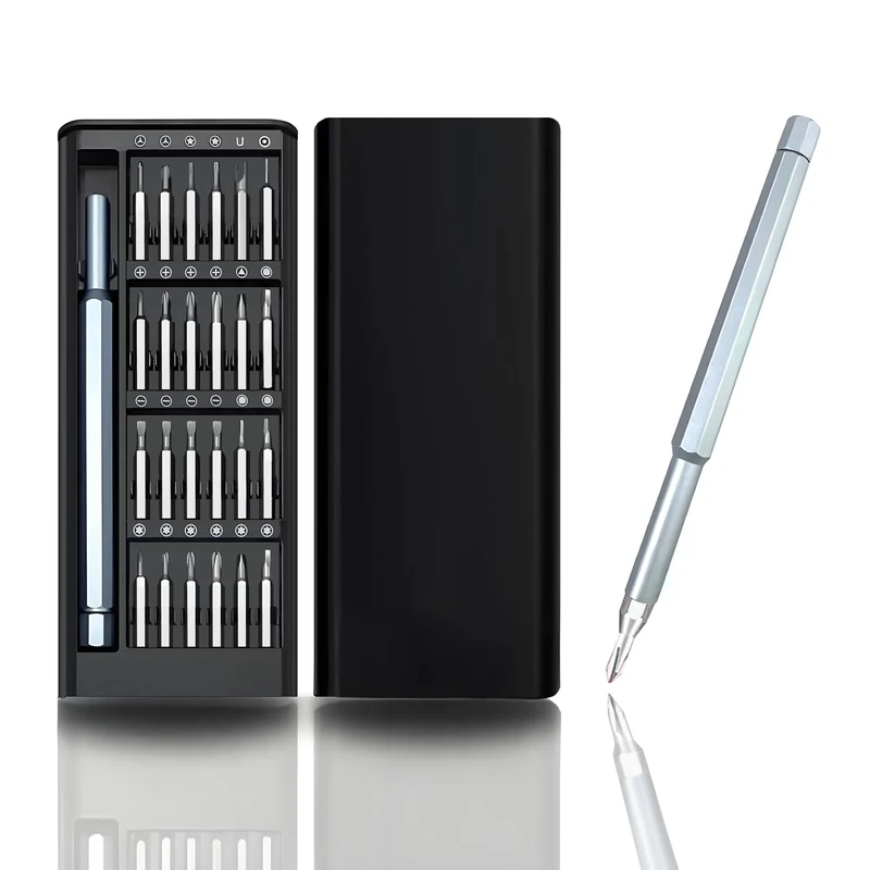 Precision Screwdriver Set, 24 in 1 Mini Magnetic Repair Tool Kit, Small Screwdriver Set for Xbox, Switch, iPhone, MacBook, Camera, Tablet, Computer, Electronic, Glasses, Watch, PC, PS4, PS5
