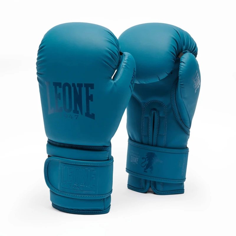 LEONE 1947 BLACK&WHITE BOXING GLOVES Teal 12 - GN059