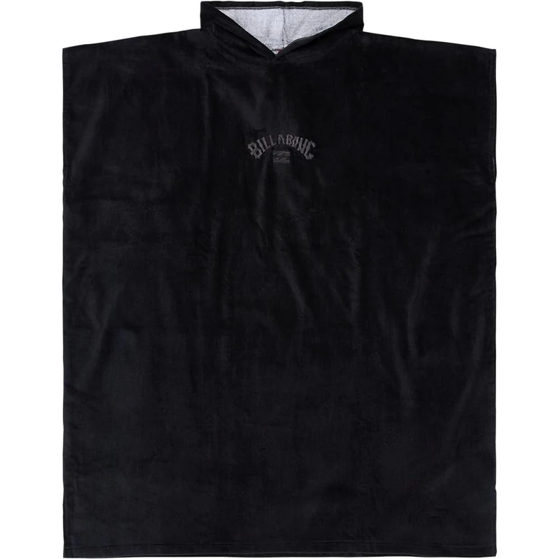Billabong Beach poncho MENS HOODED TOWEL Mens Black