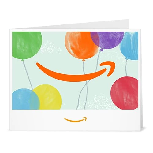 Amazon Gift Card - Print at Home - Bright Balloons