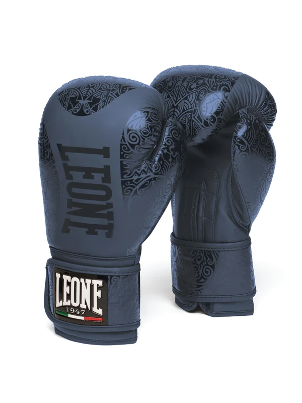 LEONE 1947 Maori Boxing Gloves blue 16 - GN070