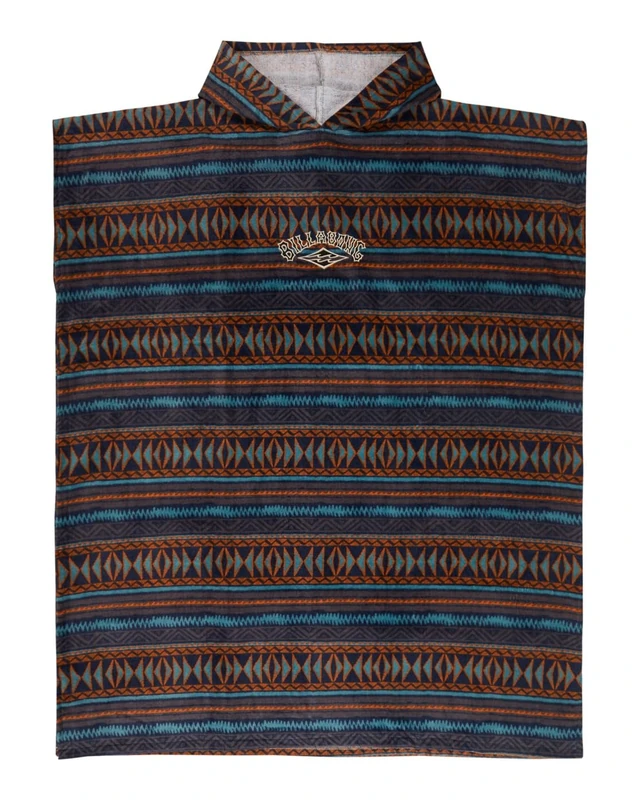 Billabong Beach poncho MENS HOODED TOWEL Mens Black