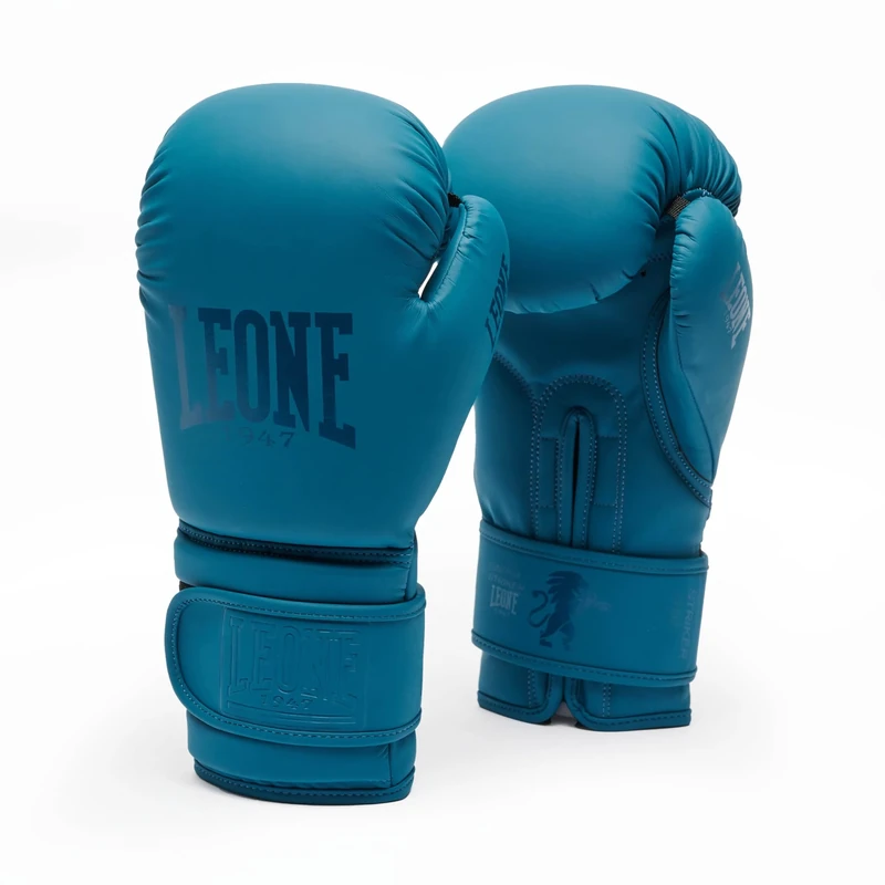 LEONE 1947 BLACK&WHITE BOXING GLOVES Teal 16 - GN059