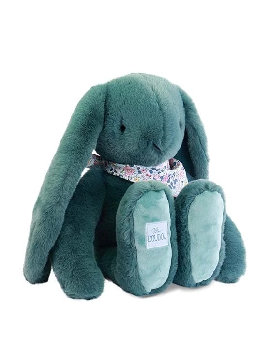 Doudou et Compagnie Rabbit Fleurette Eucalyptus - 50 cm - Image 1