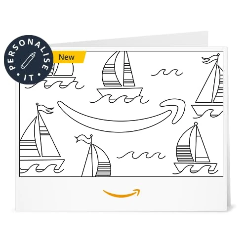 Amazon Gift Card - Print at Home - Serene Sailboats (Personalize It)