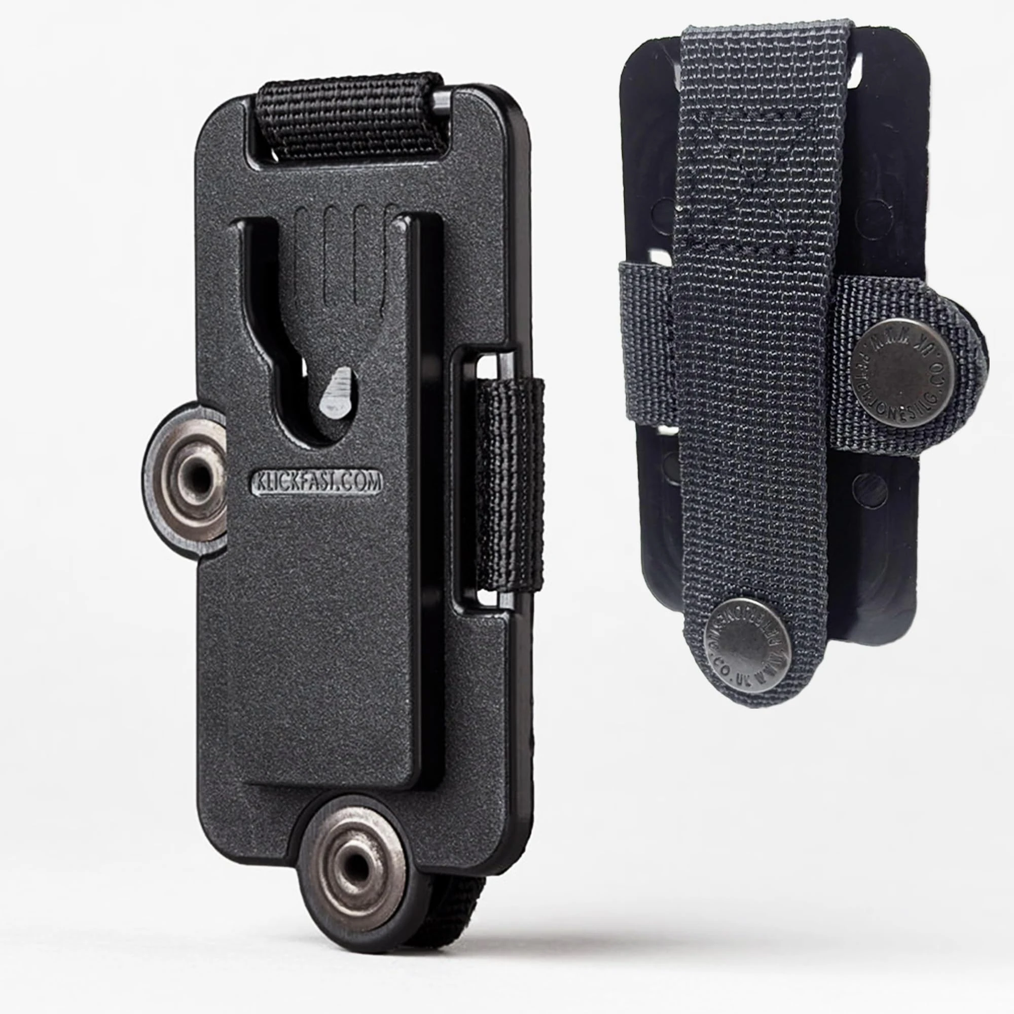 Klick Fast MOLLE System Dock Klickfast Secure Rotating Locking System Click Fast With Cross Webbing Straps and Lock Button Stud for Torch, Radio, Walkie Talkie