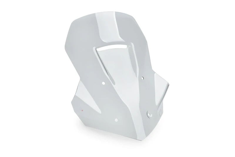 Puig 22251W Touring Windshield; greater aerodynamic protection; trail bike-specific design; made of acrylic; easy installation with original screws, Transparent