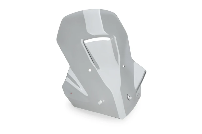 Puig 22251H Touring Windshield; greater aerodynamic protection; trail bike-specific design; made of acrylic; easy installation with original screws, Smoke