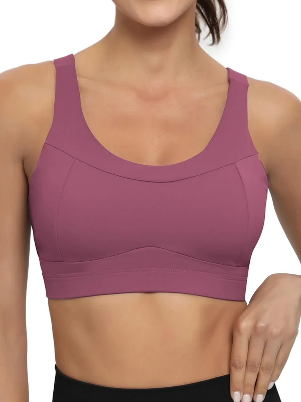 RUNNING GIRL High Impact Racerback Sports Bra - EU_WX2667 Pink