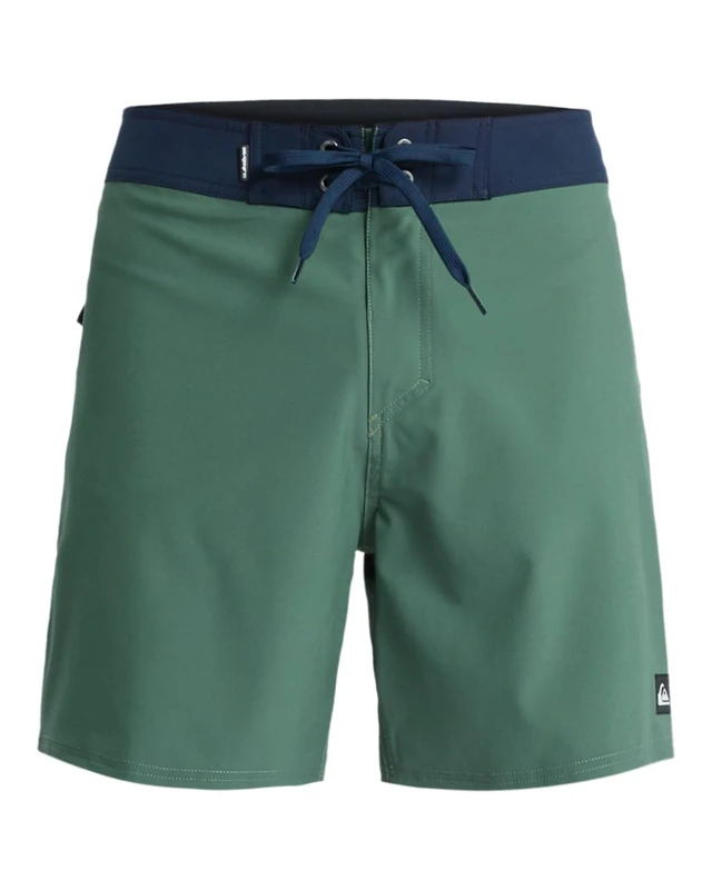 Quiksilver Board Shorts SURFSILK Kaimana 16 Mens Green