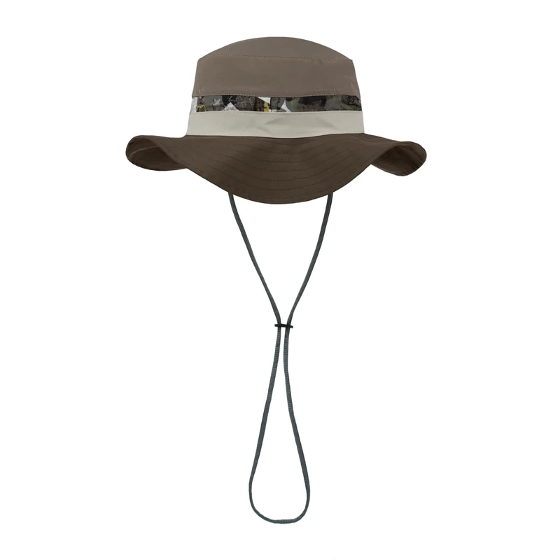 Buff®| Cap Explore Booney Adjustable, Comfortable, UPF 50 Protection, Outdoor, Explore, Elastic, Adventure, Men, Women S/M Light Brown