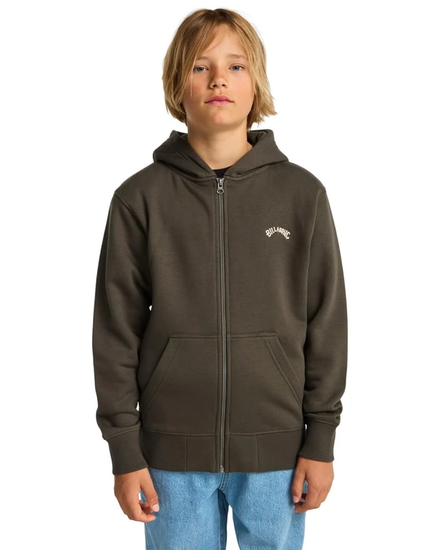 Billabong Zip Hoodie PARADISE SLIDE Boys Black - Image 1