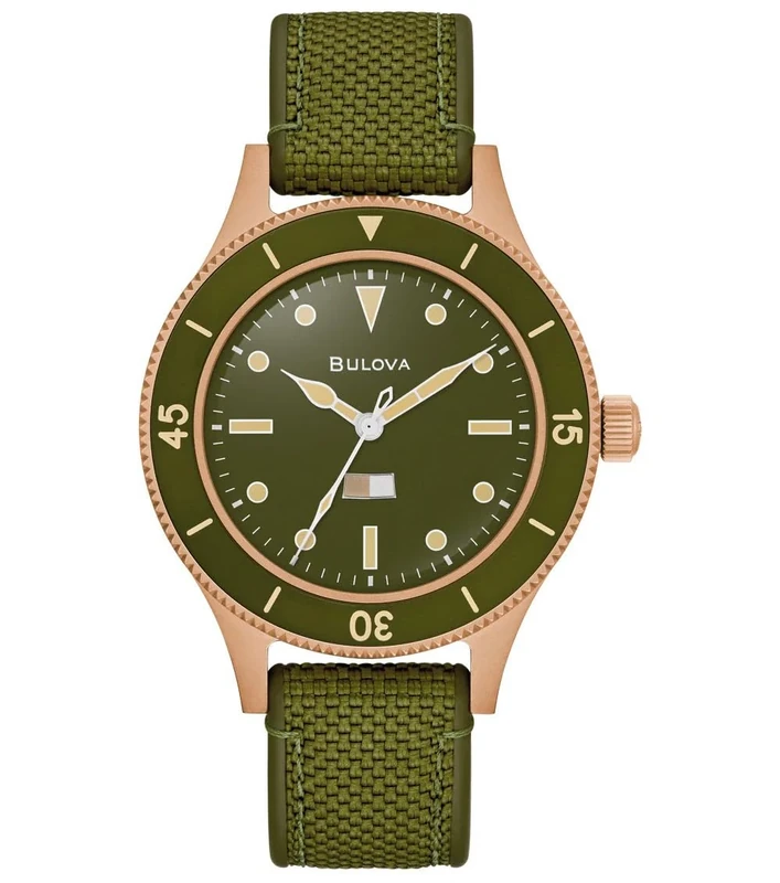 Bulova Men's Analogue Quartz Watch with Silicone Strap 98A324