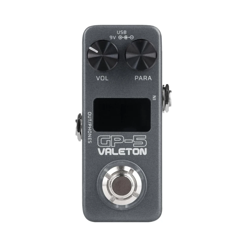 Valeton GP-5 - Super-compact multi-effects processor/SnapTone & IR loader, 2-in/2-out USB audio
