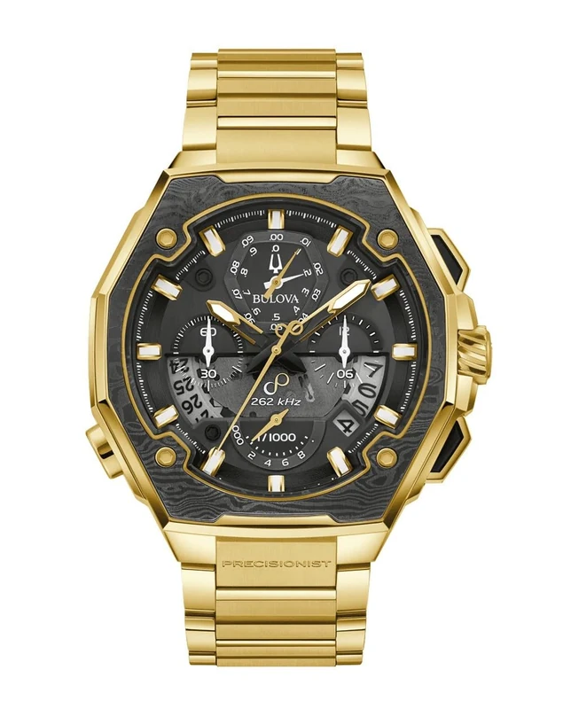 Bulova Men's Chronograph Quartz Watch with Stainless Steel Strap 98B429