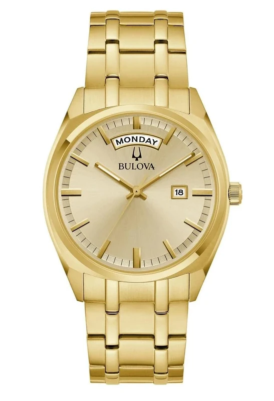 Bulova Men's Analogue Quartz Watch with Stainless Steel Strap 97C115