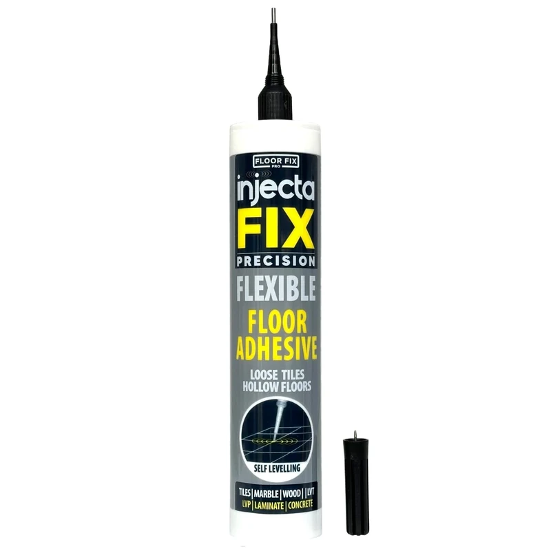 Injectafix Precision 300ml | Extra Strength | Fix Floors and Loose & Hollow Tiles, Wood, LVT & Laminate - Includes Precision Injection Stainless Steel 1.8 mm (1)