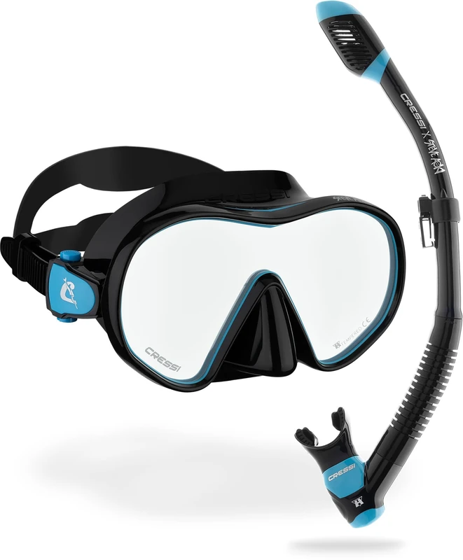 Cressi x Steve Aoki HiroQuest Mask and Snorkel Set - Supernova
