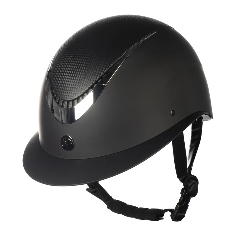 HKM Unisex Alarion Riding Helmet, Black/Silver, M