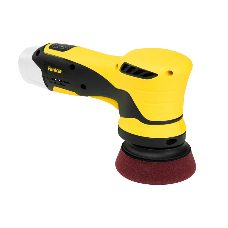 Farécla G Plus Dual Action Mini Polisher, GPT220 Tool Only, Cordless 10.8V DA Machine with 12 mm Throw and 74 mm Backing Plate for Precision Finishing on Small Areas, 2 Year Warranty