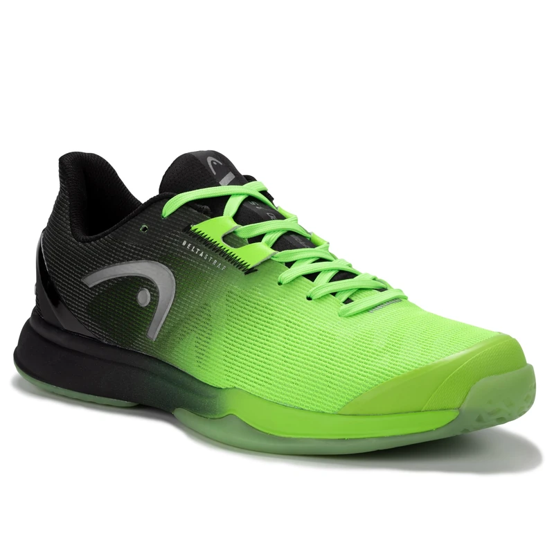 HEAD Sprint Pro 3.5 Indoor Shoe Black/Neon Green, 7.0
