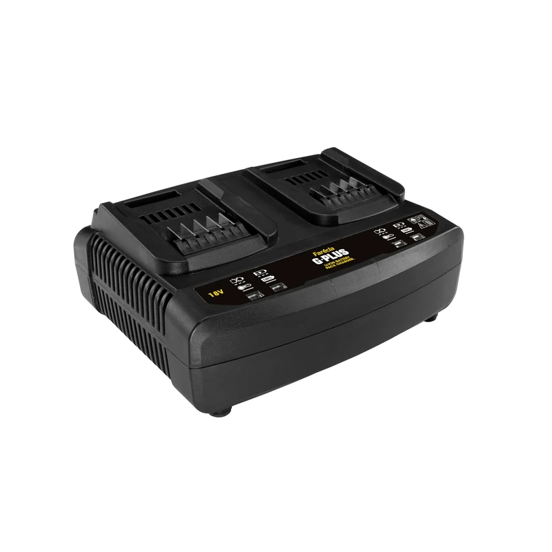 Farécla G Plus Twin Bay Battery Charger (GPT151) - Dual Charging Dock for 18V GPT150 Batteries - For Cordless Polishing Machines GPT050 & GPT250