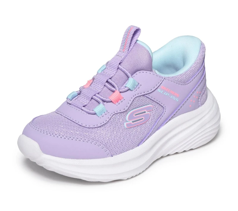 Skechers Girl's Bounder Pro Sneakers, Purple, 1.5 UK Child