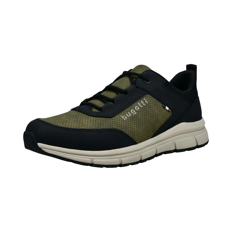 bugatti Men's Lace-Up Shoes 332-AOS04, Dark Green/Black, 45