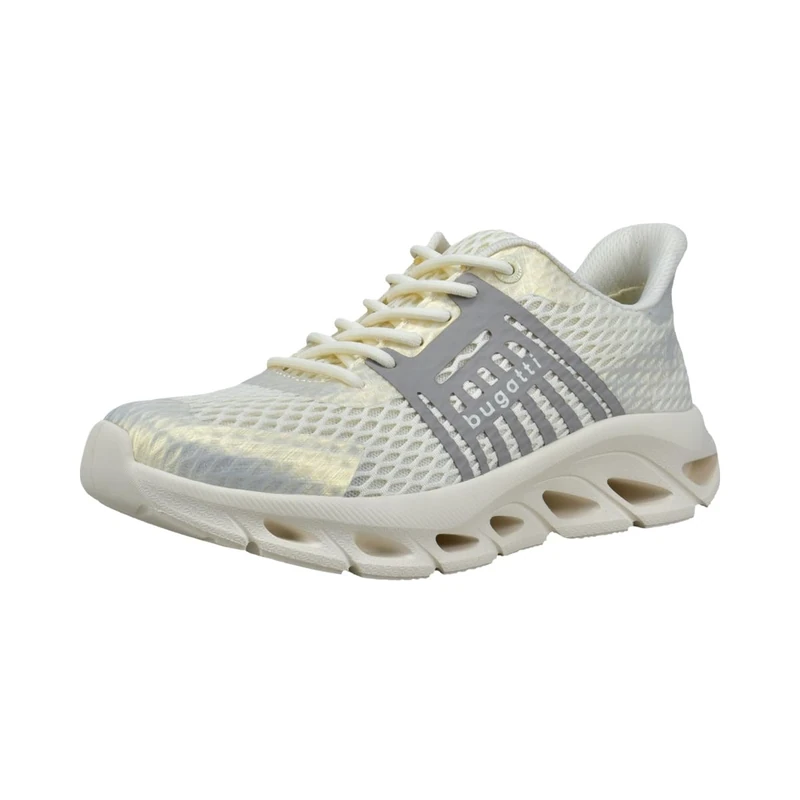 bugatti Women's Trainers 445AVO016900-2112, 39, Off-White/Light Grey - Image 1