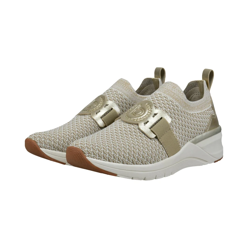 bugatti Women's Slippers 435AQI616950-5251, 37, Beige/Gold - Image 1