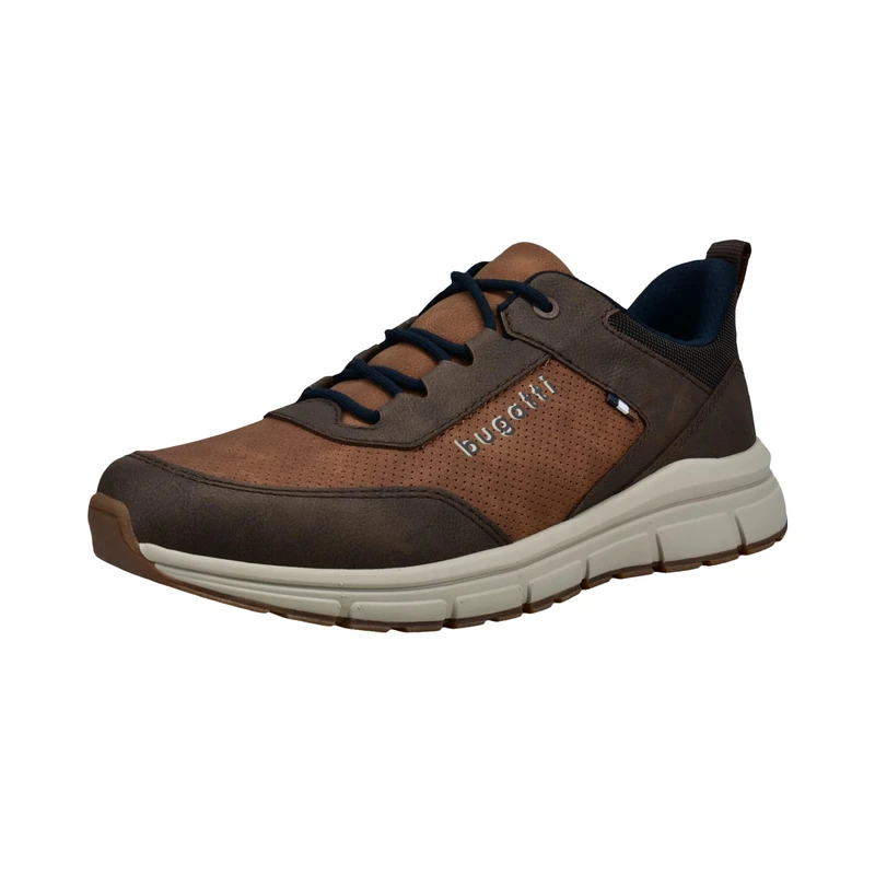 bugatti Men's Lace-Up Lace-Ups 332-AOS04, Cognac/Dark Brown, 46