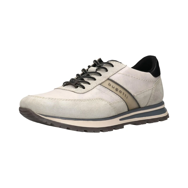 bugatti Men's Trainers, 332-AG810, Light Grey/Off-White, 42