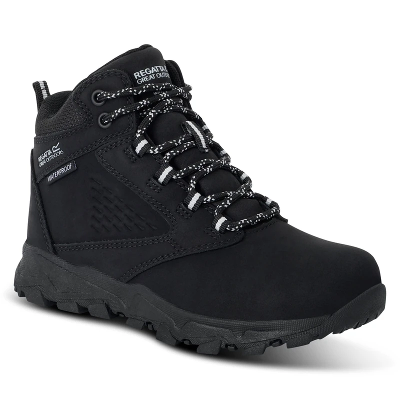 Regatta Kids Amble Walking Boots Waterproof Cushioned Durable Hiking Footwear
